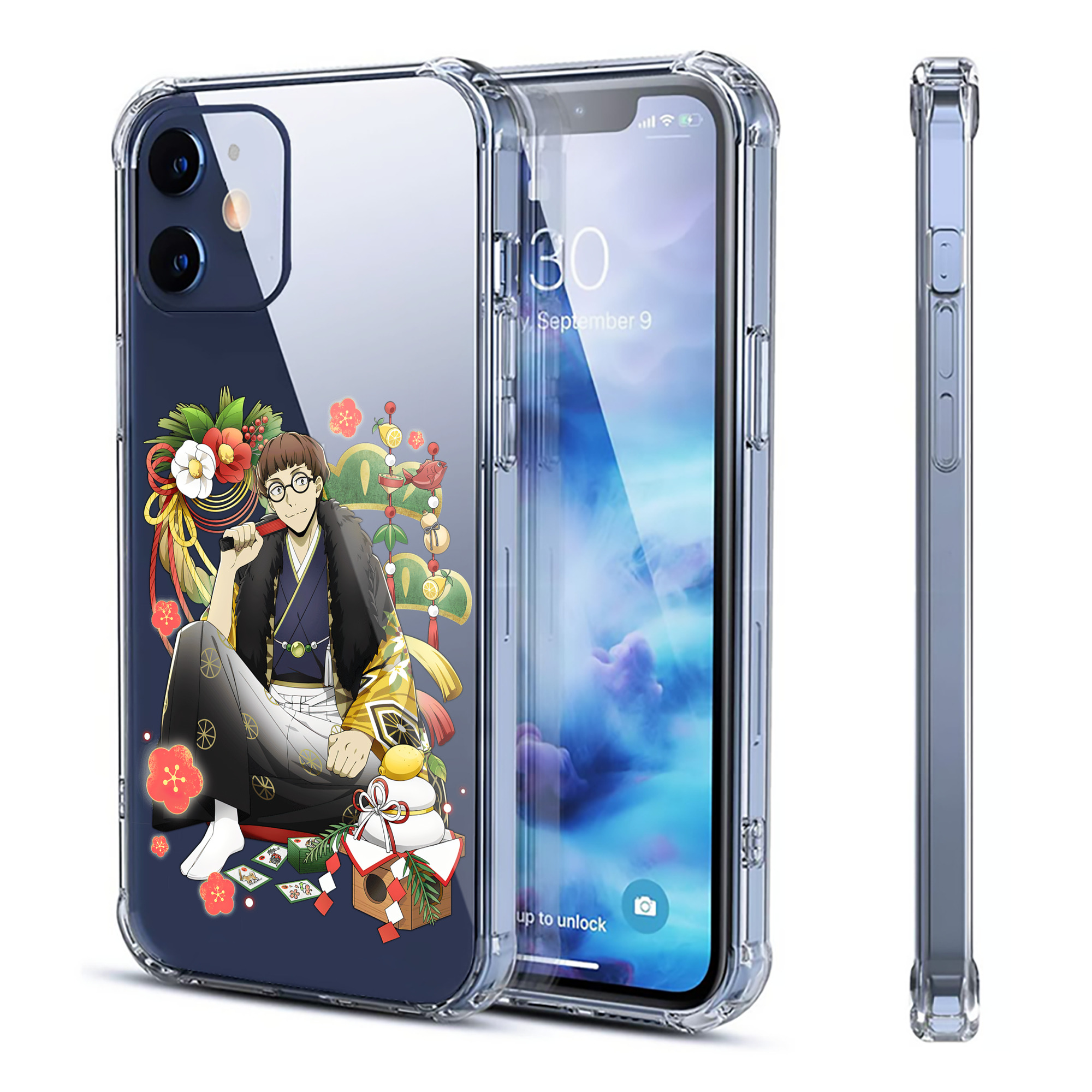 （画像用） 文豪ストレイドッグス Bungo Stray Dogs 【iPhone 12シリーズ対応】透明スマホケース（クリアソフトケース）
